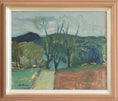 Load image into Gallery viewer, Mid Century Vintage Art Room Original Landscape Oil Painting