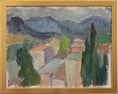 Load image into Gallery viewer, Vintage Original Mid Century Landscape Oil Painting from Sweden
