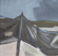 Load image into Gallery viewer, Original Mid Century Coastal Oil Painting from Sweden