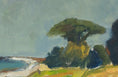 Load image into Gallery viewer, Vintage Art Room Original Coastal Oil Painting from Sweden