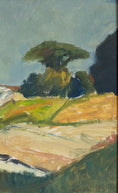 Load image into Gallery viewer, Vintage Art Room Original Coastal Oil Painting from Sweden