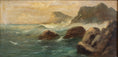 Load image into Gallery viewer, Vintage Coastal Original Oil Painting From Sweden