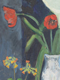 Load image into Gallery viewer, Vintage Art Large Still Life Original Floral Oil Painting From Sweden