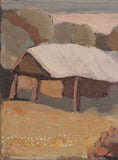 Load image into Gallery viewer, Original Mid Century Landscape Oil Painting from Sweden