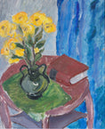 Load image into Gallery viewer, Mid Century Vintage Art Original Interior Painting from Sweden