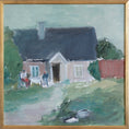 Load image into Gallery viewer, Charming Mid Century Original Oil Painting from Sweden