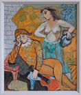 Load image into Gallery viewer, Mid Century Vintage Original Painting By G Karlmark Sweden