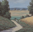 Load image into Gallery viewer, Vintage Art Original Chicken Oil Painting From Sweden