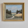 Load image into Gallery viewer, Vintage Art Original Chicken Oil Painting From Sweden