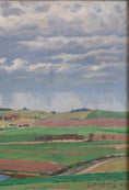 Load image into Gallery viewer, Vintage Art Room Original Landscape Oil Painting from Sweden