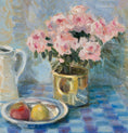 Load image into Gallery viewer, Large Mid Century Original Interior Oil Painting from Sweden