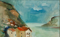 Load image into Gallery viewer, Mid Century Original Coastal Oil Painting