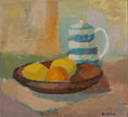 Load image into Gallery viewer, Vintage Mid Century Original Still Life Oil Painting from Sweden