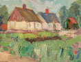 Load image into Gallery viewer, Mid Century Original Landscape Oil Painting By K Ohlsson Sweden