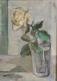 Load image into Gallery viewer, Mid Century Original Rose Still Life from Sweden