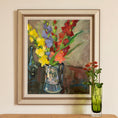 Load image into Gallery viewer, Vintage Art Original Still Life Oil Painting from Sweden