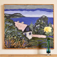 Load image into Gallery viewer, Original Coastal Oil Painting Vintage Mid Century Sweden