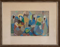 Load image into Gallery viewer, Mid Century Vintage Art Room Original Painting from Sweden