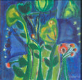 Load image into Gallery viewer, Vintage Mid Century Abstract Original Oil Painting 1970