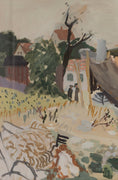 Load image into Gallery viewer, Mid Century Original Coastal Painting By G Karlmark Sweden