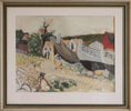 Load image into Gallery viewer, Mid Century Original Coastal Painting By G Karlmark Sweden