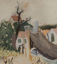 Load image into Gallery viewer, Mid Century Original Coastal Painting By G Karlmark Sweden