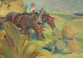 Load image into Gallery viewer, Vintage Original Hay harvest Oil Painting from Sweden