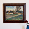 Load image into Gallery viewer, Vintage Original Farmhouse Oil Painting from Sweden