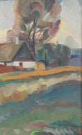 Load image into Gallery viewer, Vintage Original Farmhouse Oil Painting from Sweden