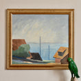 Load image into Gallery viewer, Vintage Original Coastal Oil Painting From Sweden