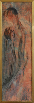 Load image into Gallery viewer, Vintage Art Original Figurative Painting from Sweden