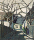 Load image into Gallery viewer, Mid Century Original Oil Painting From Sweden by K Christensen