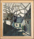 Load image into Gallery viewer, Mid Century Original Oil Painting From Sweden by K Christensen