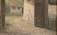 Load image into Gallery viewer, Vintage Farmhouse Oil Painting from Sweden