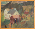 Load image into Gallery viewer, Vintage Art Room Original OIl Painting from Sweden