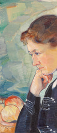 Load image into Gallery viewer, Vintage Swedish Woman's Portrait Oil Painting From Sweden