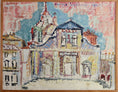 Load image into Gallery viewer, Mid Century Original Cityscape Oil Painting Sweden 1959