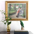 Load image into Gallery viewer, Vintage Art Room Oil Painting From Sweden by L Granefelt