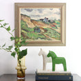 Load image into Gallery viewer, Mid Century Original Landscape Oil Painting By K Ohlsson Sweden