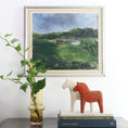 Load image into Gallery viewer, Vintage Art Room Landscape Oil Painting From Sweden by H Brundin