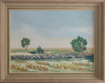 Load image into Gallery viewer, Mid Century Original Landscape Oil Painting from Sweden