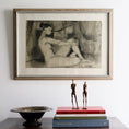 Load image into Gallery viewer, Vintage Figure Drawing from Sweden 1955