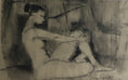 Load image into Gallery viewer, Vintage Figure Drawing from Sweden 1955