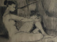 Load image into Gallery viewer, Vintage Figure Drawing from Sweden 1955