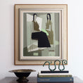 Load image into Gallery viewer, Original Mid Century Portrait Oil Painting From Sweden by F Lundqvist