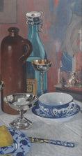Load image into Gallery viewer, Vintage Mid Century Interior Oil Painting From Sweden 1929