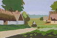 Load image into Gallery viewer, Mid Century Original Farmhouse Oil Painting From Sweden