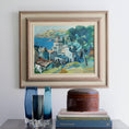 Load image into Gallery viewer, Mid Century Vintage Art Coastal Oil Painting from Sweden