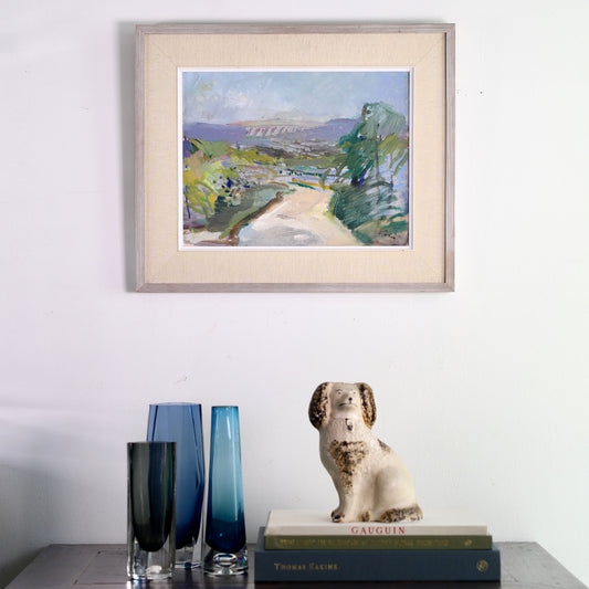 Colorful Vintage Original Landscape Oil Painting From Sweden