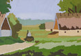 Load image into Gallery viewer, Mid Century Original Farmhouse Oil Painting From Sweden